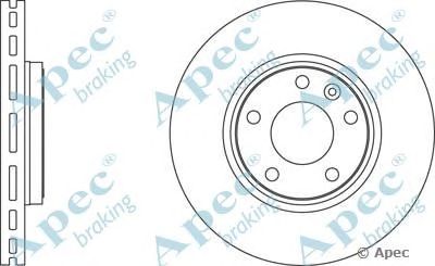 APEC BRAKING dsk2215 -  Тормозной диск